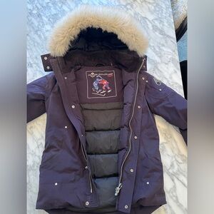 Kids Moose Knuckles Original Parka- Abyss